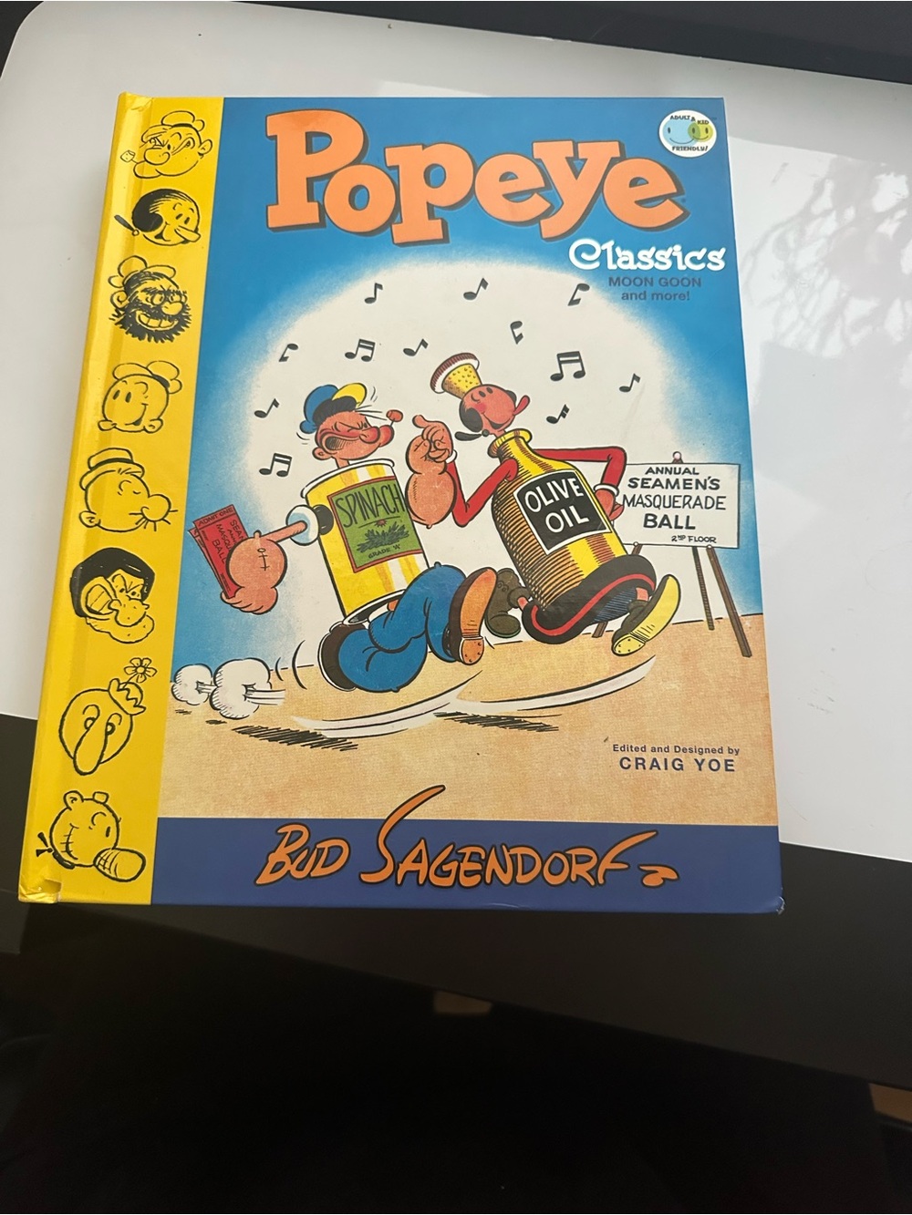 Popeye Classics Comic Book – Blue & Yellow Cover